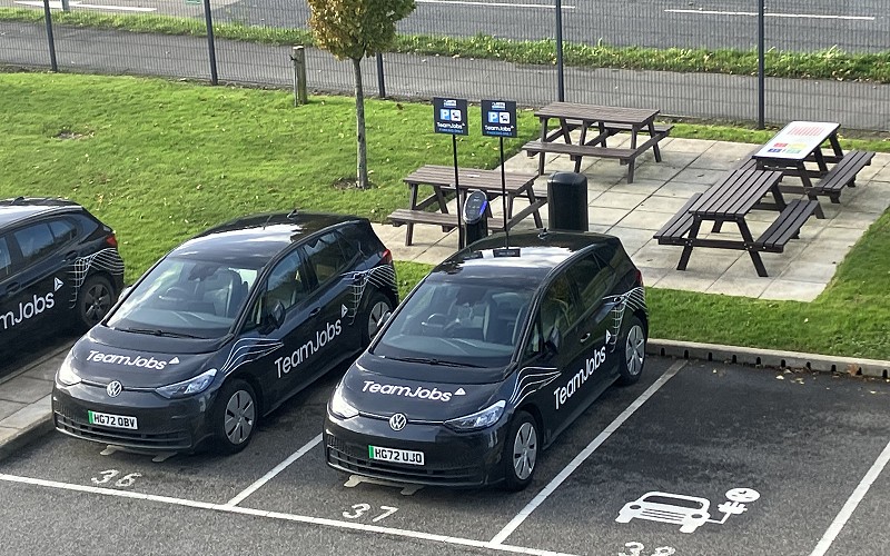 EV charging spaces installed at Fleets Corner for all occupiers