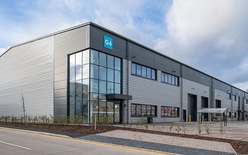 New warehouse scheme comprising 5 units totalling 90,000 sq ft is completed